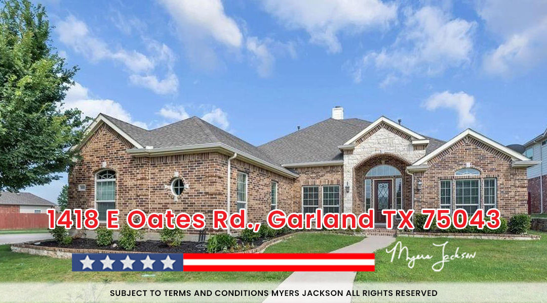 1418 E Oates Rd., Garland TX 75043