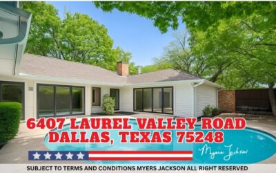 6407 Laurel Valley Road Dallas TX 75248 Real Estate Auction