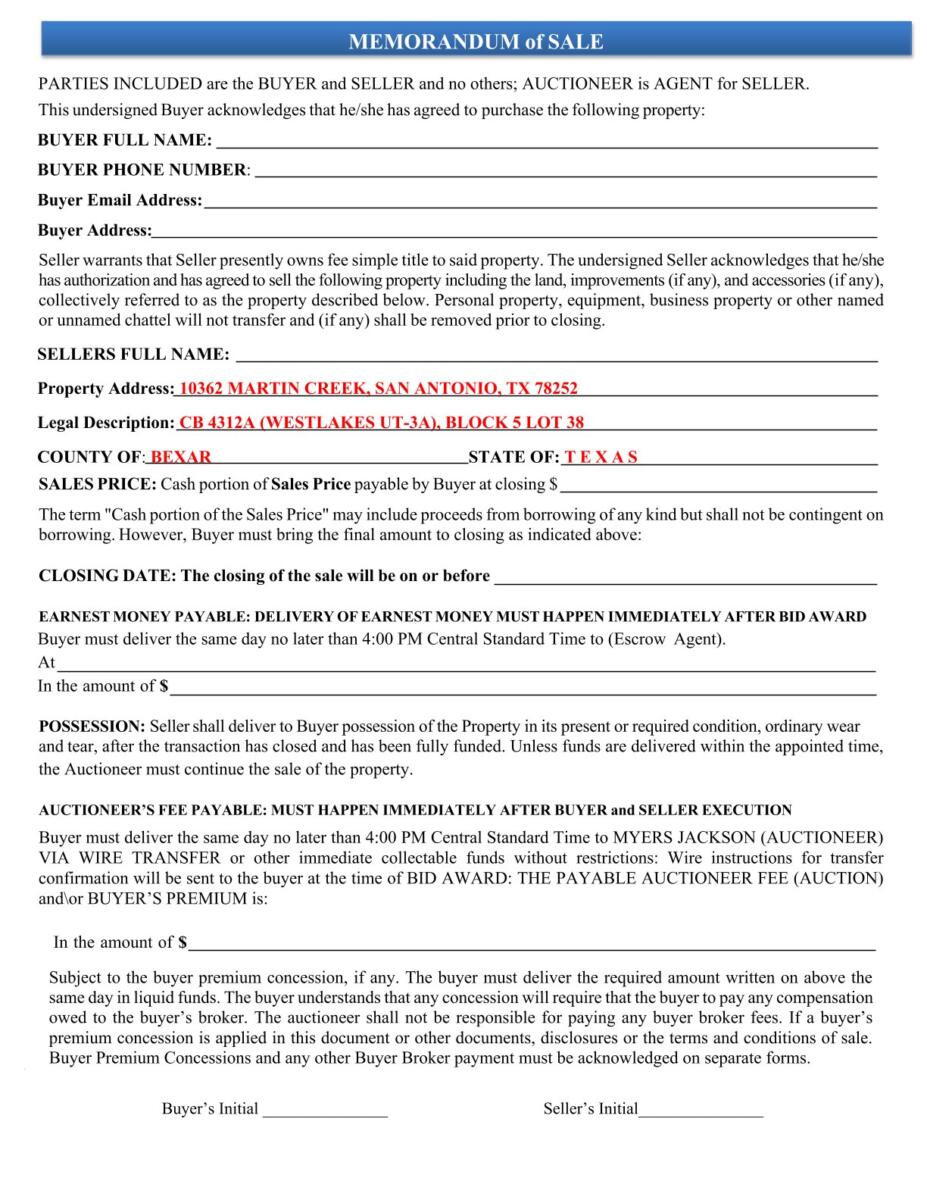 10362 Martin Creek, San Antonio TX 78252