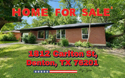 1812 Carlton Street Denton TX 76201 Real Estate Auction