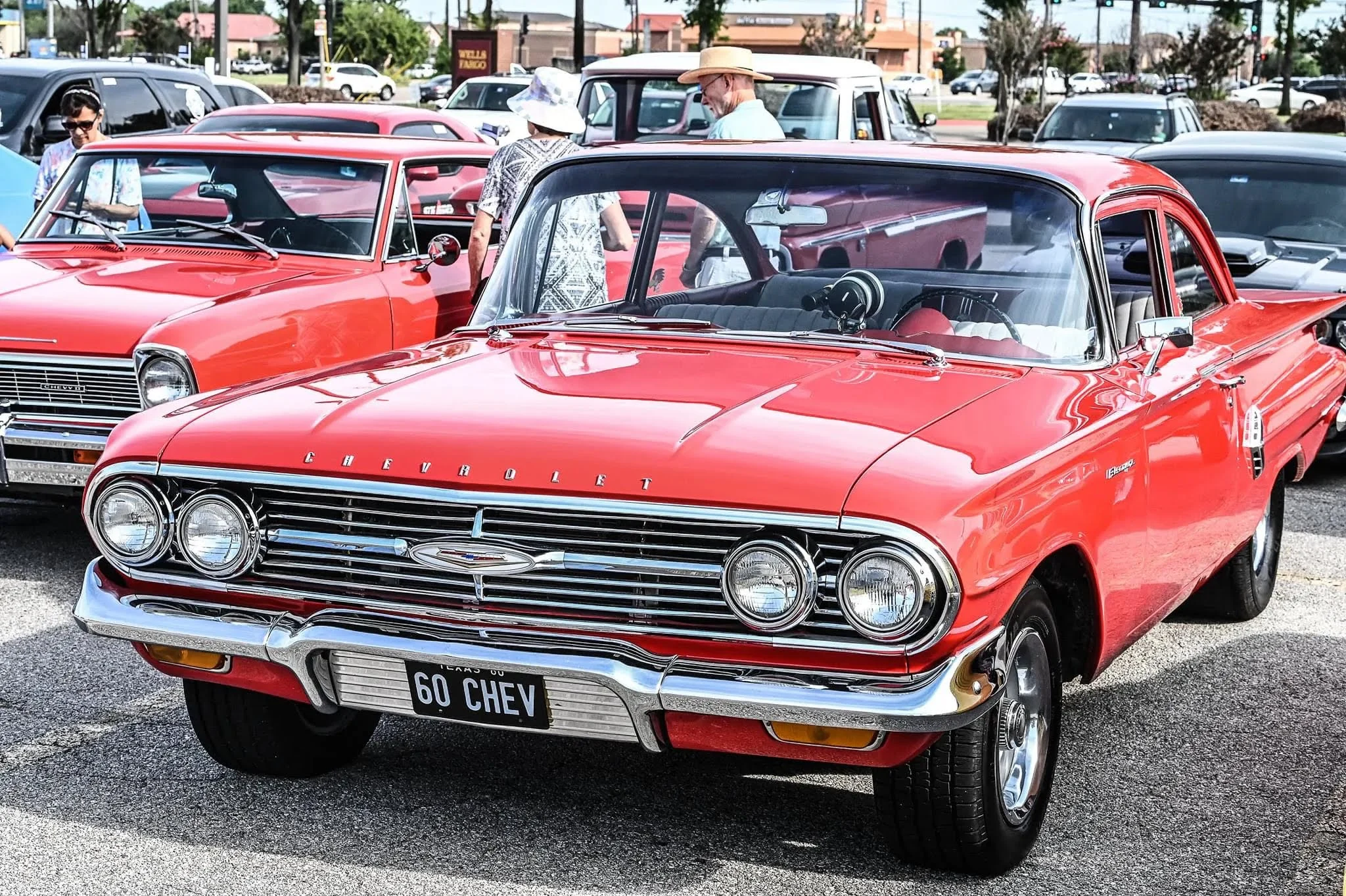 1960 Chevrolet Biscayne Impala Red