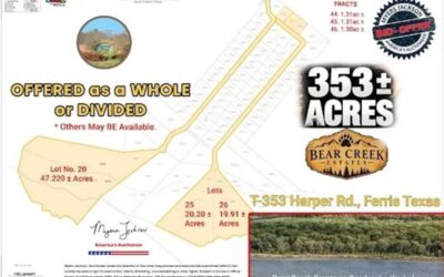 T-353-26 Bear Creek Rd Ferris TX 75125 Residential Land Auction